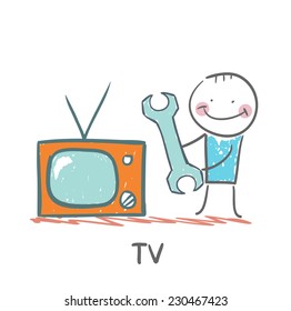 TV repair man