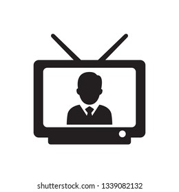 TV reporter Icon