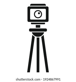 Tv retro camera icon. Simple illustration of tv retro camera vector icon for web design isolated on white background