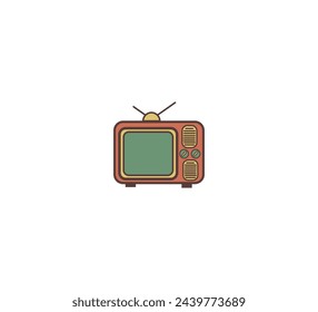 TV Retro Icon Vector Design