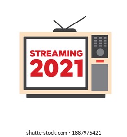 TV screen blank on background vector. Lcd tv display screen 