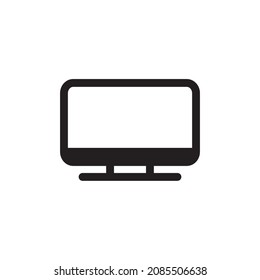 pantalla tv pantalla plana lcd led monitor icono plantillas de diseño vectorial