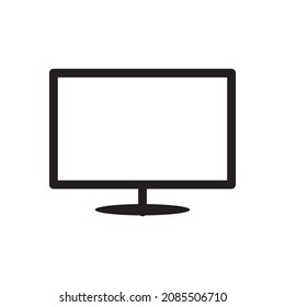 tv screen flat lcd led monitor icon vector design templates