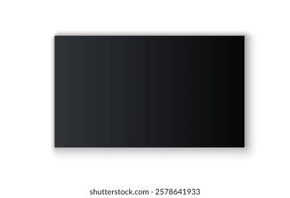 TV screen PNG. Modern stylish LED LCD panel. Large computer monitor display mockup.TV template. Vector illustration of a plasma TV monitor on a transparent background.	