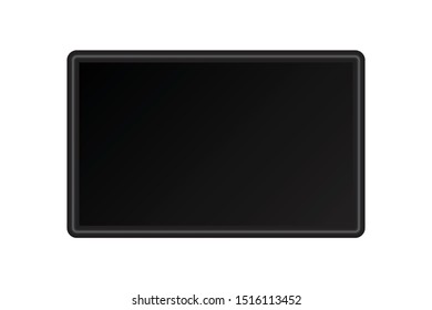 Tv screen or Tablet Isolated On White Background