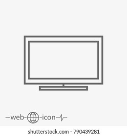 tv screen vector icon