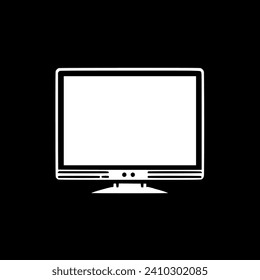 TV screen vector icons set, modern solid symbol collection, filled sign, symbol, vector, art