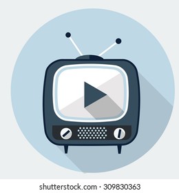 Tv set icon