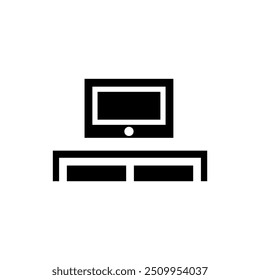 TV shelf icon vector illustration graphic design