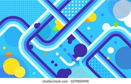 tv show broadcast funky neon vector abstract background. Jazz, disco, party, graffiti, break dance festival. Print, video