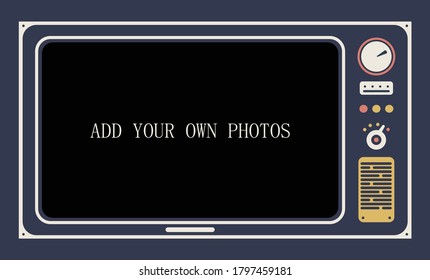  TV Show Frame Template Vector