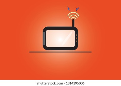 Tv show icon art vector 