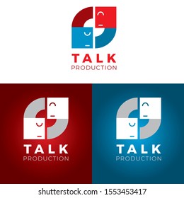 Tv Show Talk Production Logo