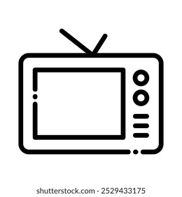 TV simple icons vector illustration