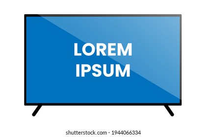 tv smart tv, vector on white background