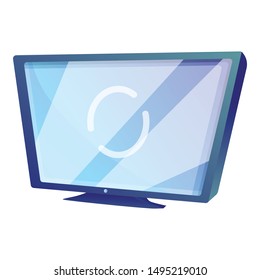 Tv software update icon. Cartoon of tv software update vector icon for web design isolated on white background