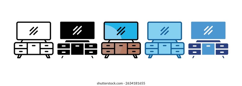 Elemento De Ícone De Suporte De Tv Para Design