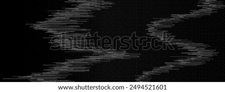 TV static noise background. Glitch pixel texture. Damage, error, distorted VHS video screen overlay. Black white grunge random television interference. Vector pixelated digital video effect wallpaper