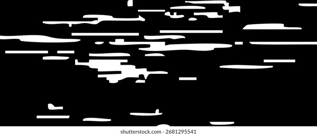 Textura de ruído estático da TV. Papel de parede de ruído de pixel vhs com falha. Conceito de sinal de interferência inválida. Plano de fundo da fita de vídeo ondulado aleatoriamente. Efeito de tela de fundo angustiado de distorção de imagem. Vetor