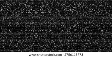 TV Static Noise Texture. Vintage Television Interference VHS Pattern. Old TV Screen Black and White Overlay.