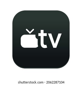 TV streaming icon. Web television sign. Classic telly service. Premium desktop icons pack. Mobile app logo. Vector illustration.