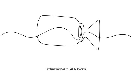 TV studio spot light continuous one line drawing, Spotlight Drawing, Spotlight, Light