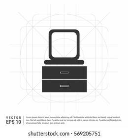 Tv table icon