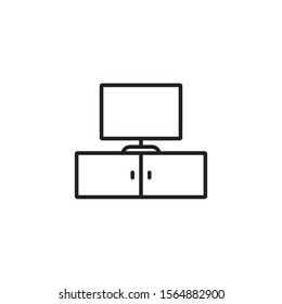 TV table icon for web and mobile