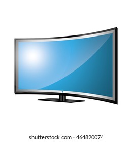 tv television gadget technology icon. Isolated and flat illustration. Vector graphic