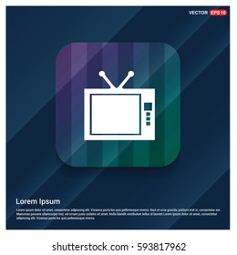 Tv, television icon 