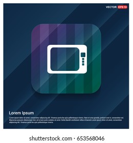 Tv, television icon 