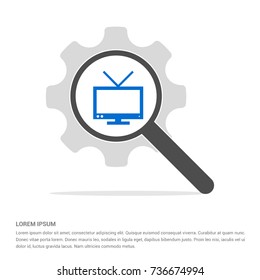Tv, television icon 