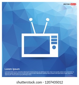 Tv, television icon - vector icon