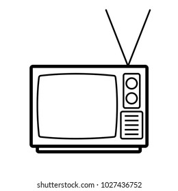 tv, television illustration vector template 