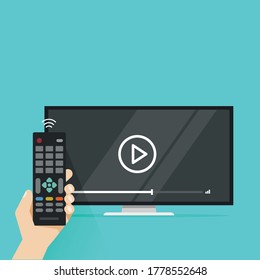 T.V. , Television and remote