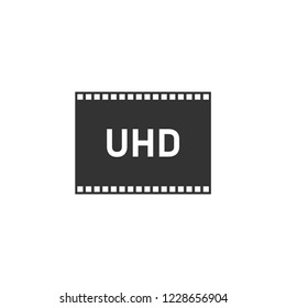 TV Ultra HD. Icon Flat