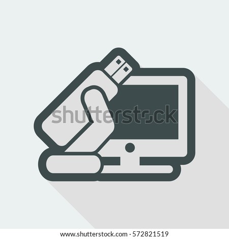 Tv usb icon