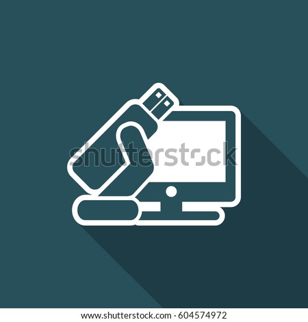 Tv usb icon