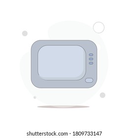 Tv vector flat illustration on white