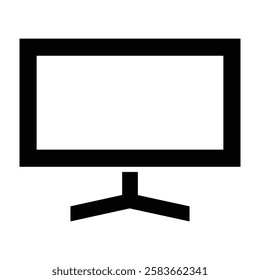 Tv Vector Glyph Icon Vector Design