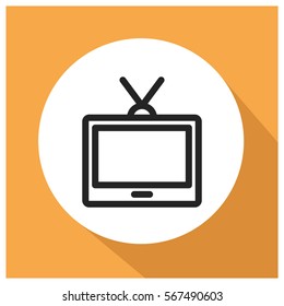 TV vector icon