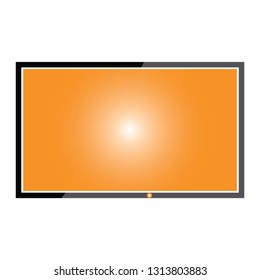 TV vector icon, vector best flat icon
