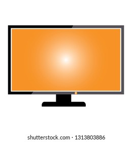 TV vector icon, vector best flat icon