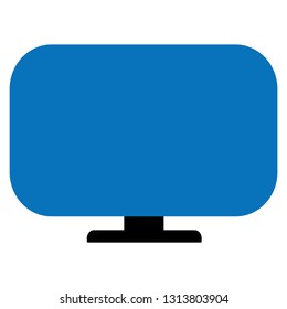 TV vector icon, vector best flat icon