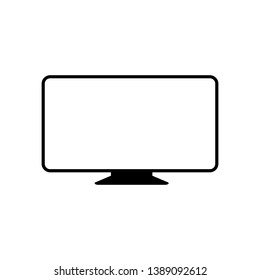 TV vector icon, vector best flat icon.