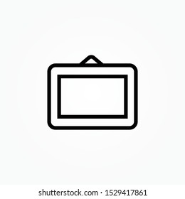TV vector icon, vector best flat icon, EPS