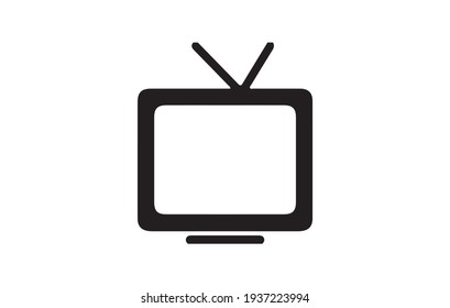 TV vector icon, vector best flat icon, EPS