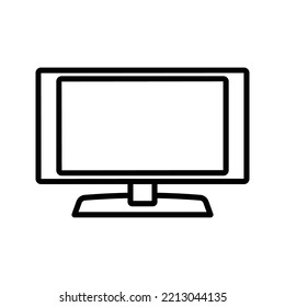 TV vector icon, vector best flat icon, EPS
