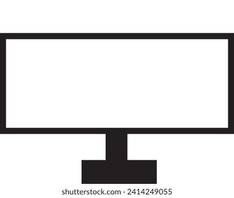 Icono de vector de TV, mejor icono plano del vector