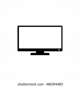 TV vector icon, vector best flat icon, EPS
